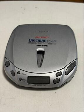 Sony Discman ESP2 Groove D-E406CK Portable CD Player Tested Working w/ Batteries